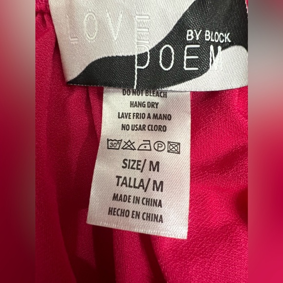 Love Poem By Block Hot Pink Strapless Jumpsuit - Picture 9 of 10